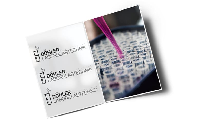 Logodesign Laborglastechnik Döhler