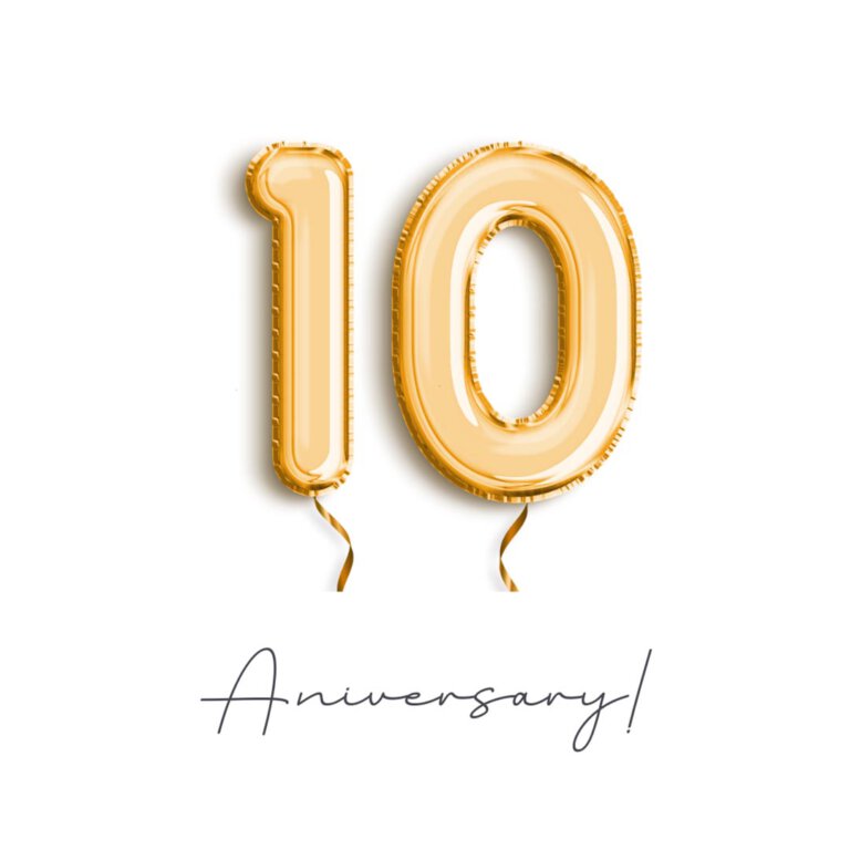 Wir feiern das 10-jährige Jubiläum