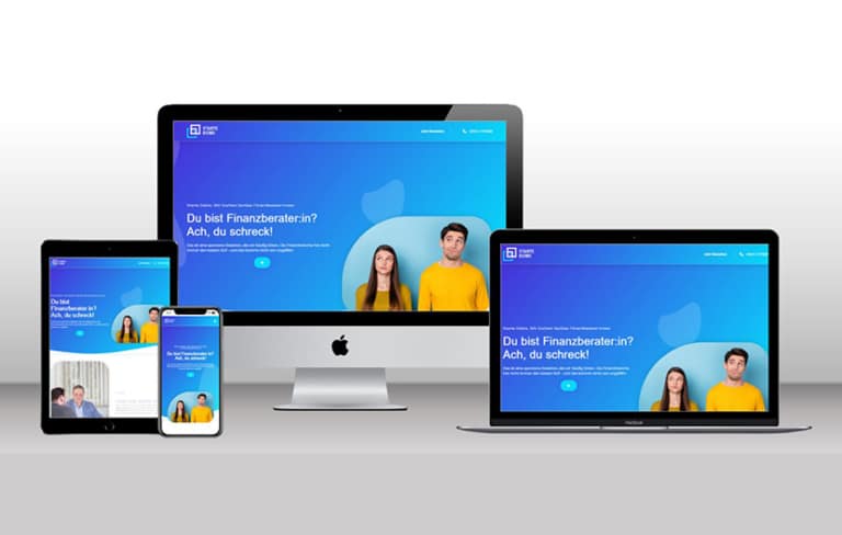 Landingpage Starte Deins