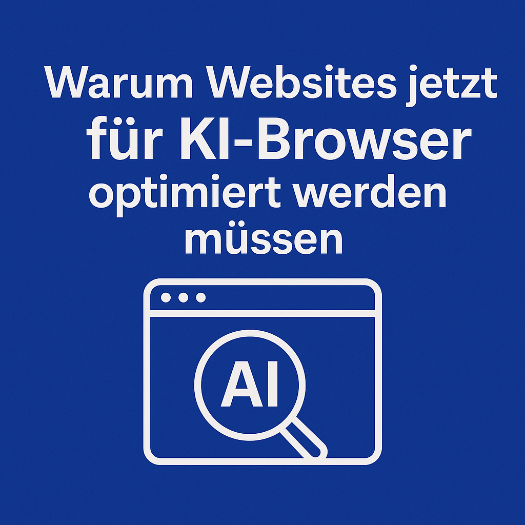 Warum Websites jetzt für KI-Browser optimiert werden müssen – und was das für Ihr Business bedeutet