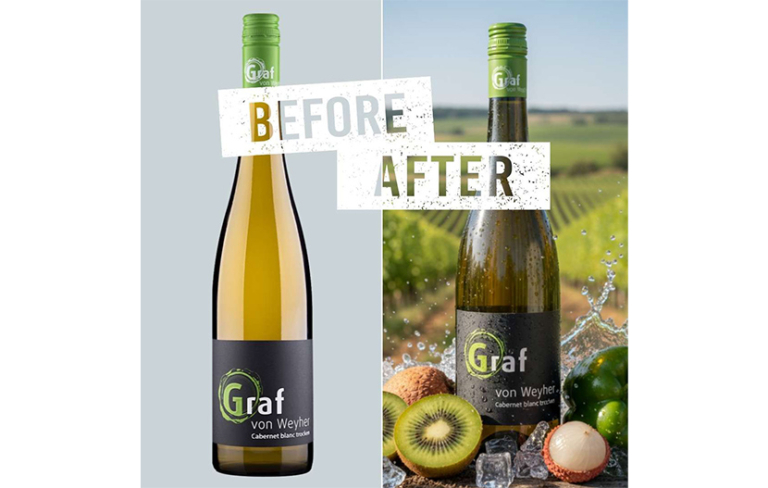 Graf von Weyher – Produkt-Rendering