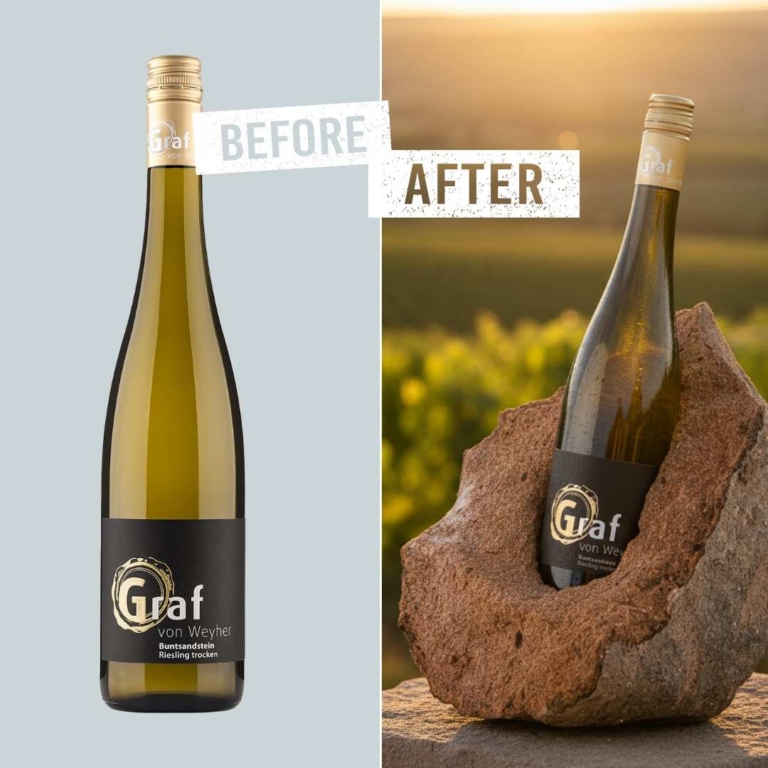 Graf von Weyher – Produkt-Rendering