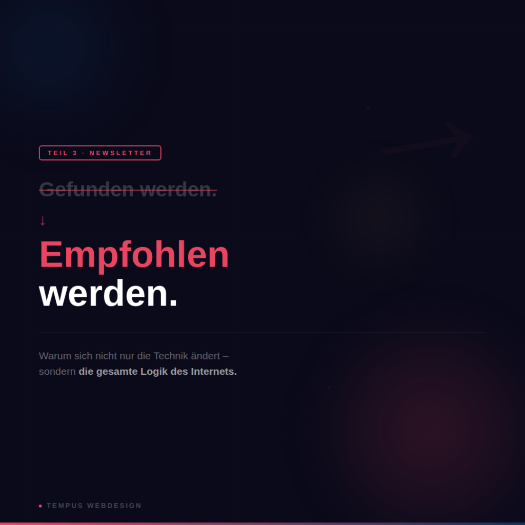 Von „gefunden werden“ zu „empfohlen werden“