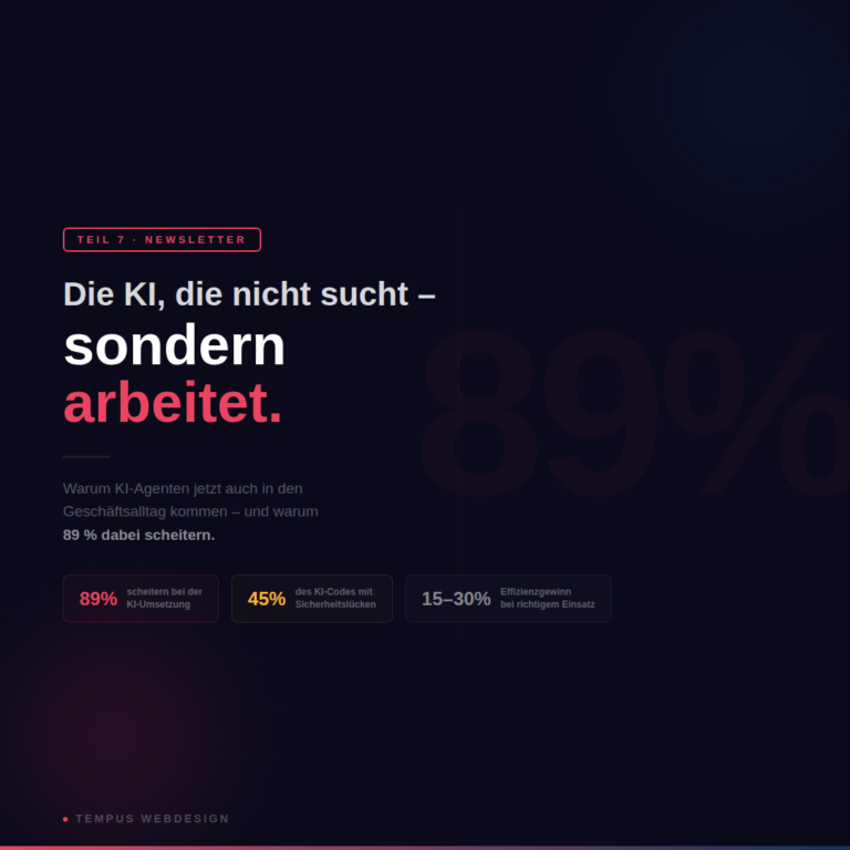 Die KI, die nicht sucht – sondern arbeitet.