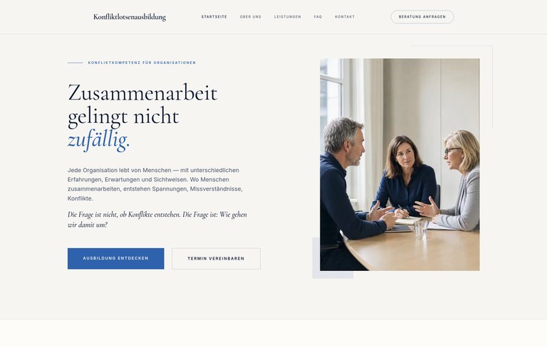 Konfliktlotsenausbildung