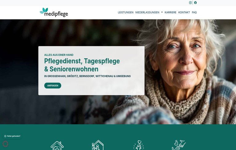 medipflege – Pflegedienst & Seniorenwohnen
